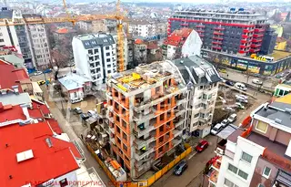 Двустаен апартамент с модерна архитектура в Оборище, София
