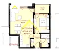 Снимка 5 — Двустаен апартамент с просторна дневна в кв. Остромила, Пловдив