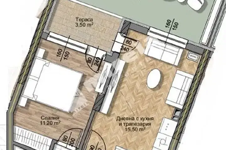 2-bedroom apartment in Sofiya, Ovcha Kupel 2