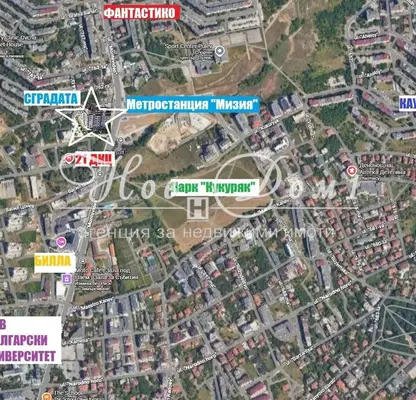 Снимка 4 — Двустаен апартамент с големи тераси до Метростанция Мизия, Овча купел 2