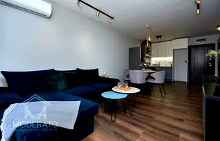 Двустаен апартамент с морска гледка в Burgas Beach Resort 2, Сарафово