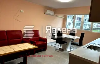 Отремонтирана двустайна гарсониера с южно изложение в Славейков, Бургас