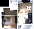 Снимка 4 — Двустаен апартамент с качествена изолация в Тракия, Пловдив
