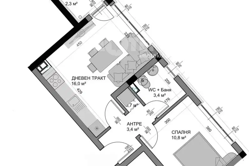 2-bedroom apartment in Varna, Vladislav Varnenchik 1