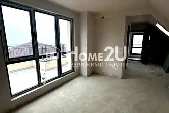 Панорамен двустаен апартамент с голяма тераса във Възраждане 3, Варна