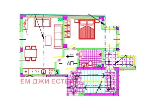 Двустаен апартамент с функционално разпределение в кв. Възраждане, Бургас