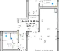 Снимка 2 — Двустаен апартамент с модерна архитектура в Южен, Пловдив