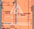 Снимка 2 — Двустаен апартамент с просторна всекидневна в кв. Южен, Пловдив