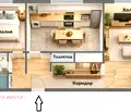 Снимка 5 — Двустаен апартамент в Пазарджик, Запад