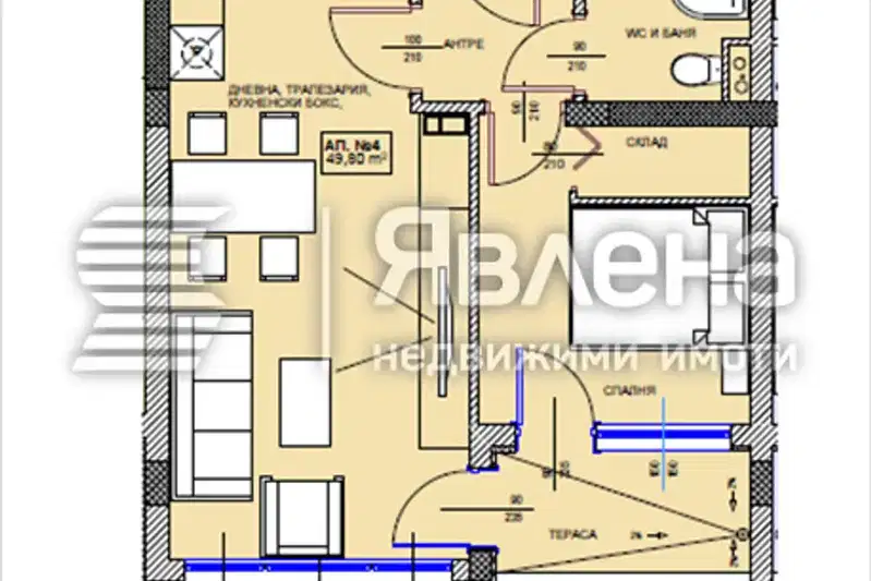 2-bedroom apartment in Oblast Burgas, Pomorie