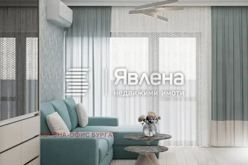 Two-room apartment in Sunny Beach with terrace and elevator