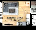 Снимка 3 — Едностаен апартамент с западно изложение в Беломорски, Пловдив