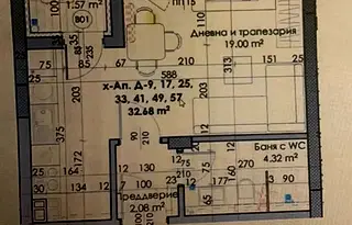 Слънчев едностаен апартамент с южно изложение в Кючук Париж, Пловдив