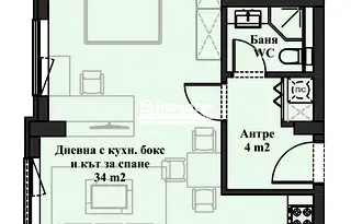 Едностаен апартамент в Пловдив, Кючук Париж