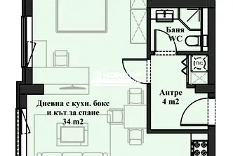 Едностаен апартамент в Пловдив, Кючук Париж