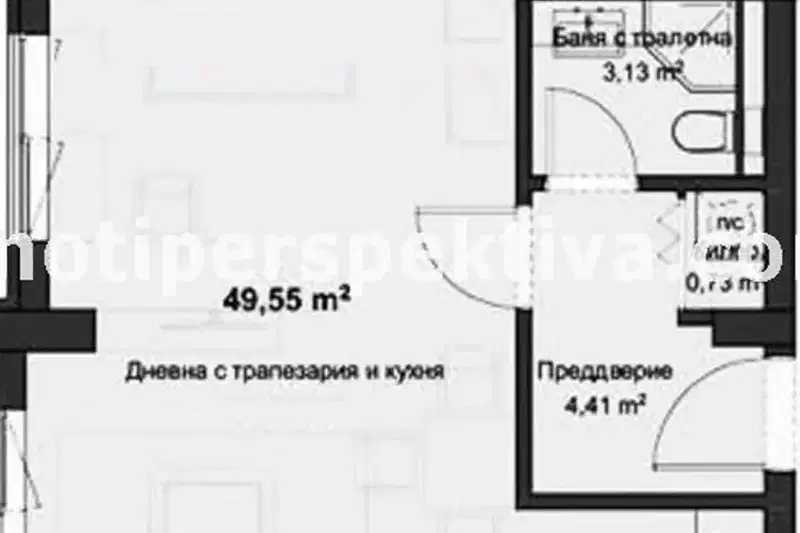 1-bedroom apartment in Plovdiv, Kyuchuk Parij