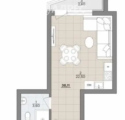 Photo 4 — 1-bedroom apartment in Varna, Alen Mak