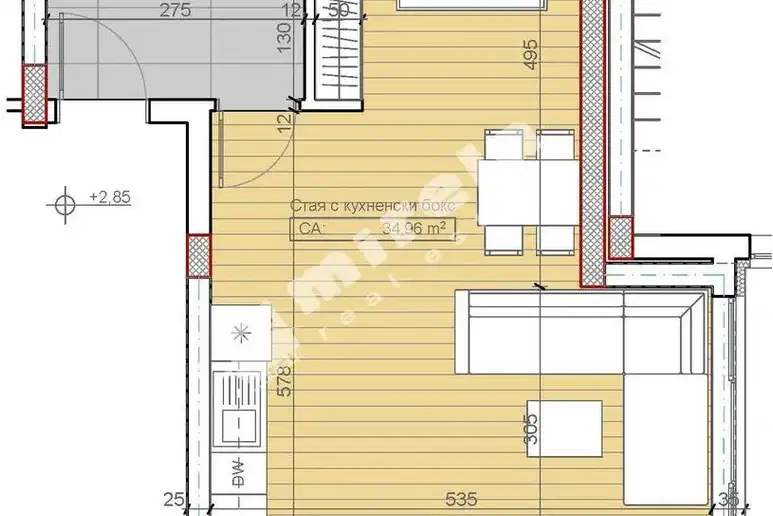 1-bedroom apartment in Sofiya, Gyrdova Glava