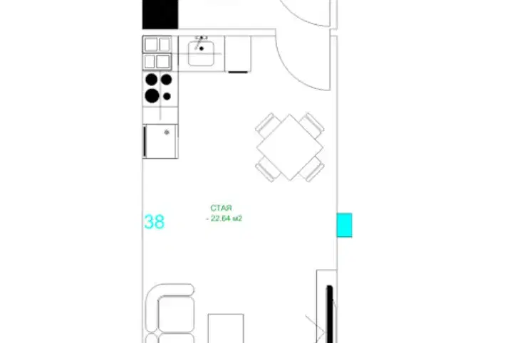 1-bedroom apartment in Plovdiv, Mladejki Hylm