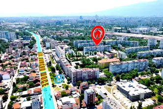 Уютна гарсониера с гледка към зелени площи в Надежда 1