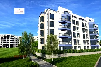 Едностаен апартамент с двор в Обеля 2, ново строителство 2027