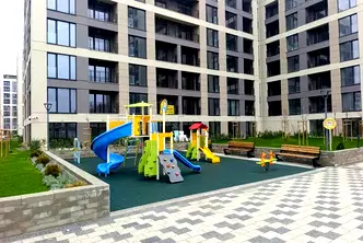 Едностаен апартамент с тераса в Резиденшъл Парк Пловдив, Тракия