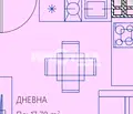 Снимка 2 — Едностаен тухлен апартамент с югоизточно изложение във Владиславово, Варна