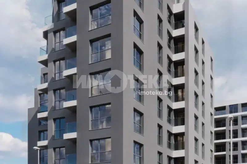 One-room brick apartment with southeast aspect in Vladislavovo, Varna