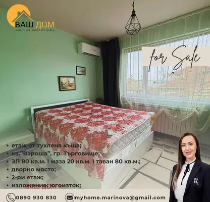 Снимка 4 — Етаж от къща в Търговище, Вароша