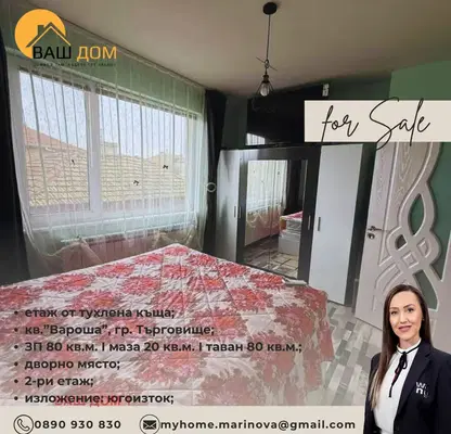 Снимка 5 — Етаж от къща в Търговище, Вароша