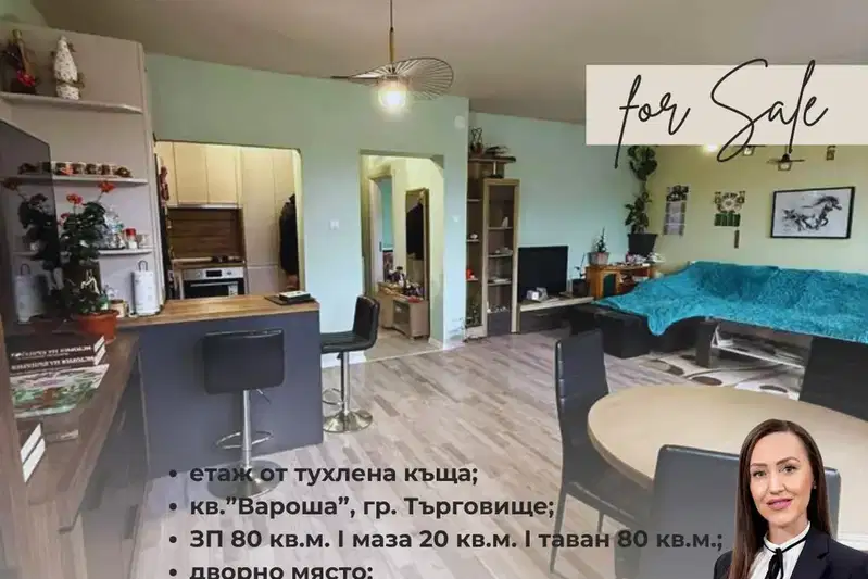 Етаж от къща в Търговище, Вароша
