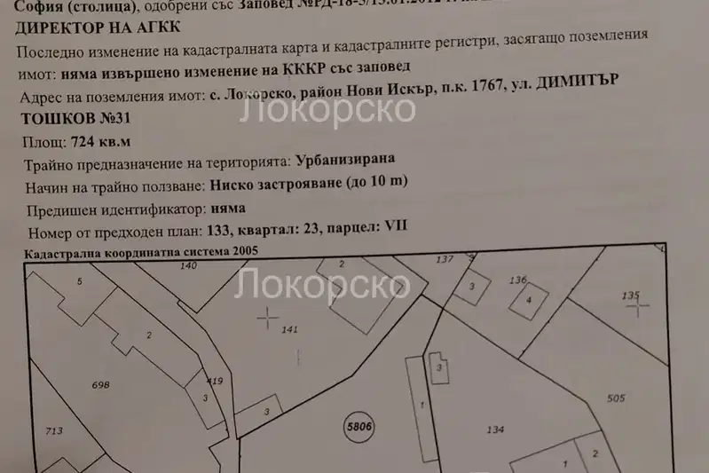 Парцел в с. Локорско