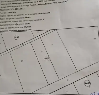 Снимка 2 — Парцел в София, Филиповци