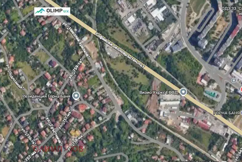 Парцел в София, Горна баня