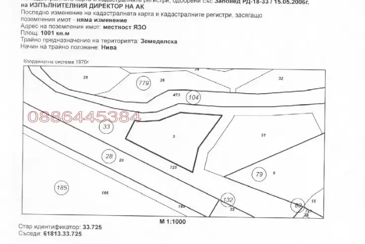 Парцел в Благоевград, Разлог