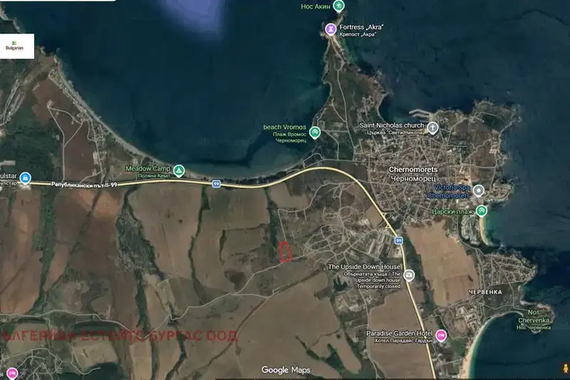 Plot in Oblast Burgas, Chernomorec