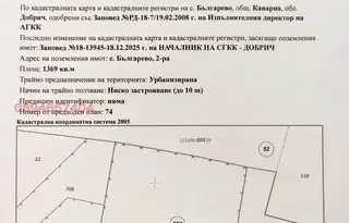 Парцел в Добрич, с. Българево