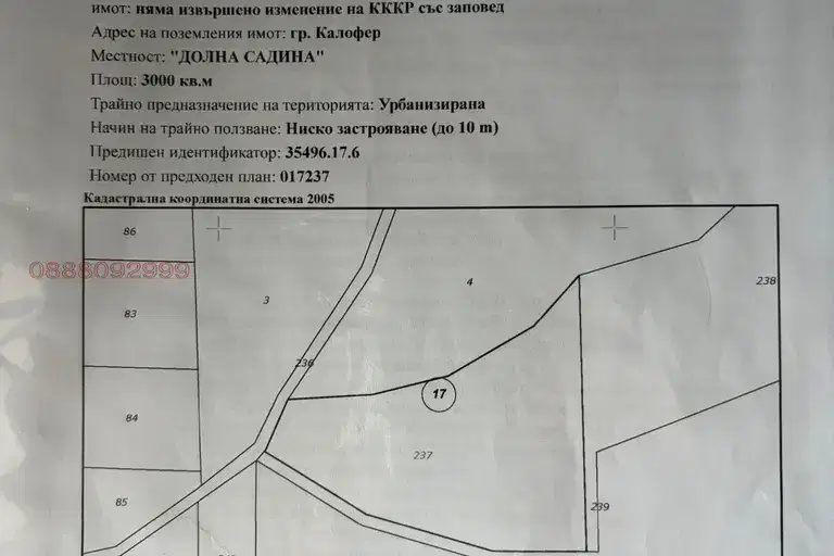 Парцел в Пловдив, Калофер
