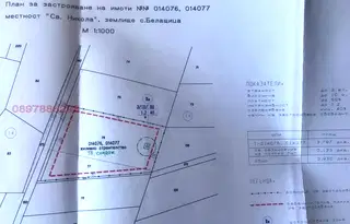 Парцел в Пловдив, с. Белащица