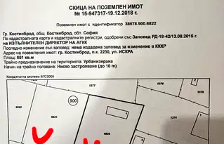Парцел в София, Костинброд