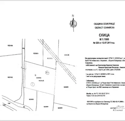 Photo 2 — Plot in област София, Herakovo