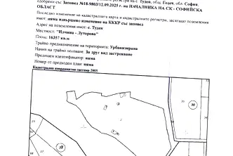 Парцел в София, с. Туден