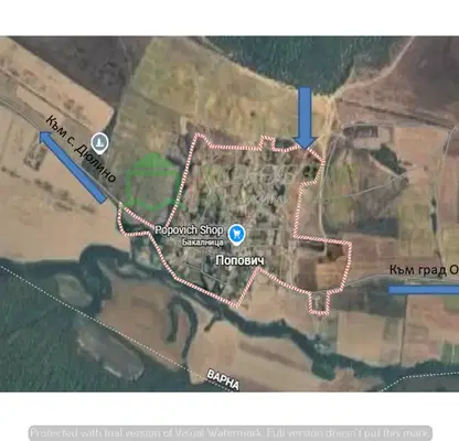 Снимка 2 — Парцел във Варна, с. Попович
