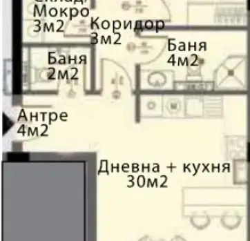 Снимка 4 — Тристаен апартамент в Модерно предие