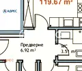 Снимка 4 — Тристаен апартамент в к.к. Чайка