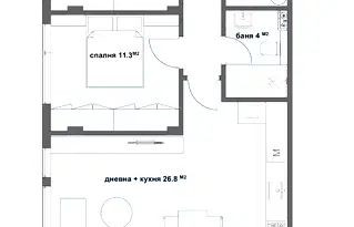 Тристаен апартамент в Стара Загора, Аязмото