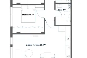 Тристаен апартамент в Стара Загора, Аязмото