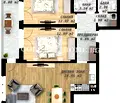 Снимка 2 — Тристайен апартамент с две тераси в кв. Беломорски, Пловдив