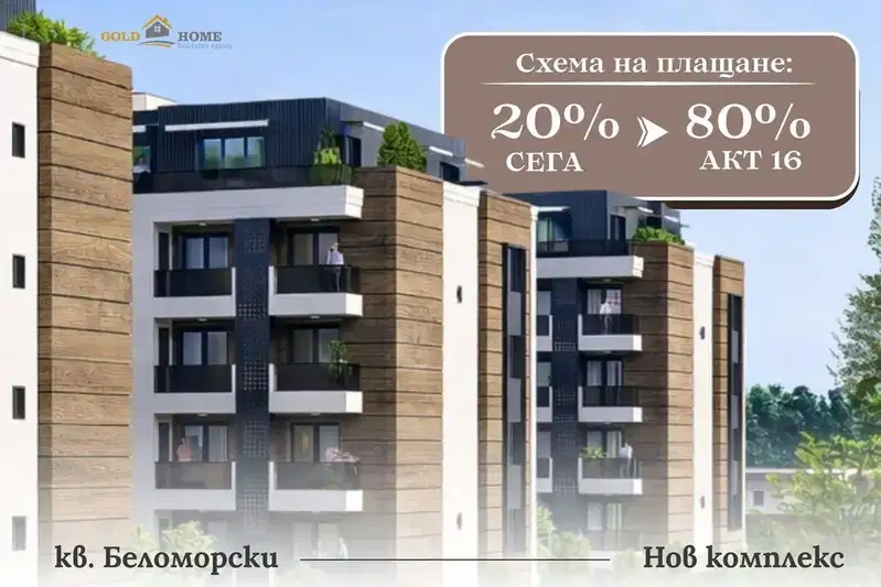 Тристайен апартамент с две тераси в кв. Беломорски, Пловдив