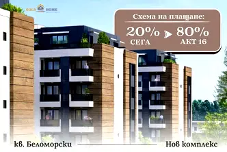 Тристайен апартамент с две тераси в кв. Беломорски, Пловдив